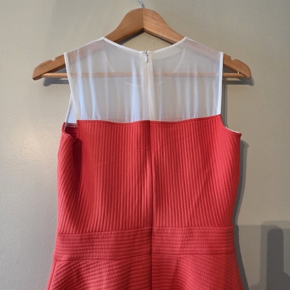 Sandro Paris Women's Sleeveless Mesh Mini Orange Casual Classic Dress Size M - Picture 9 of 16